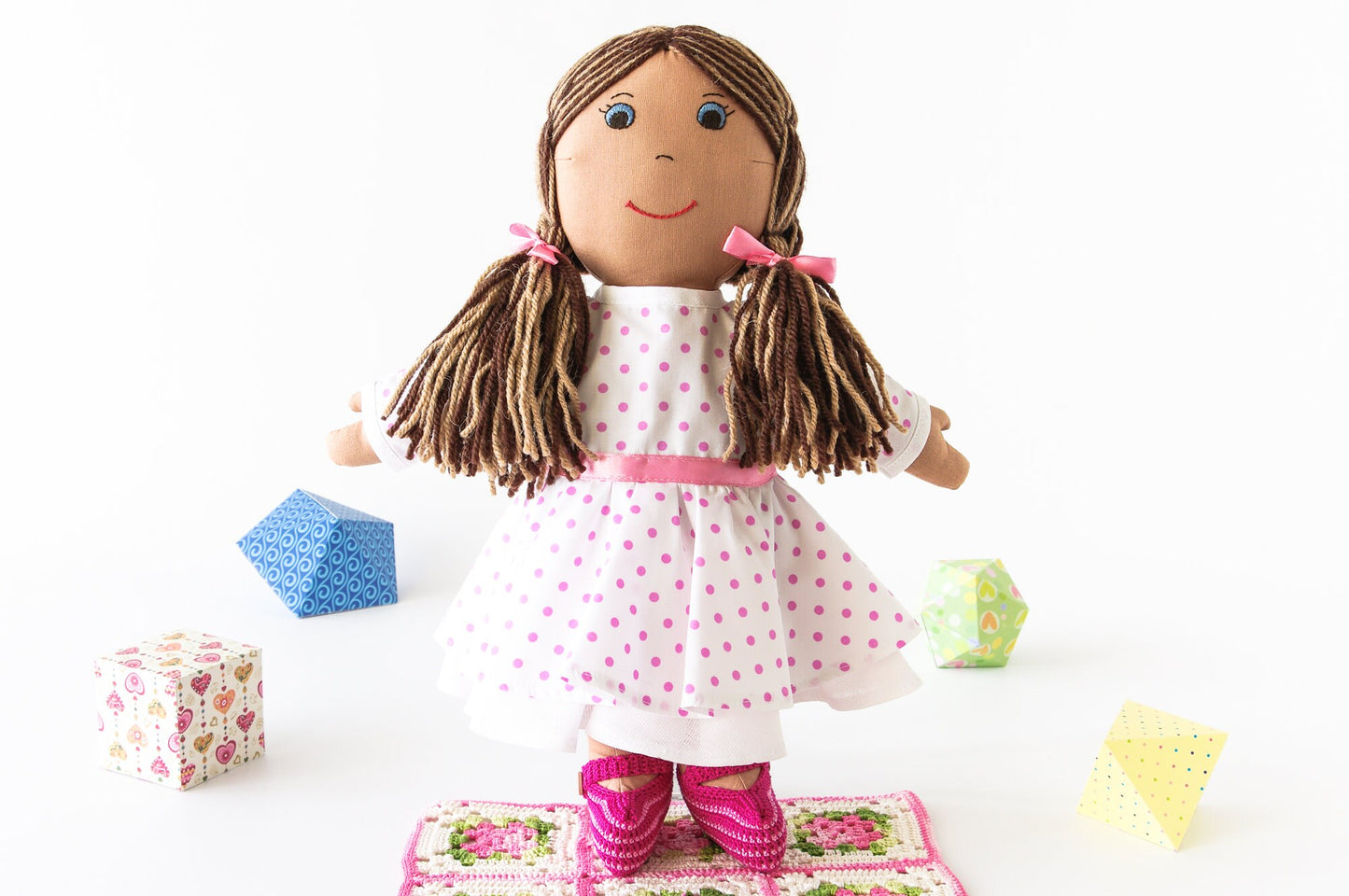 Handmade Ethnic Doll Rag Doll with Clothes