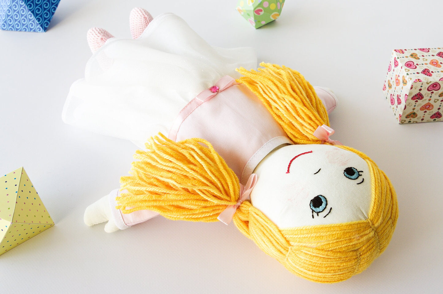 Handmade Ballerina Cloth Rag Doll Soft Toy