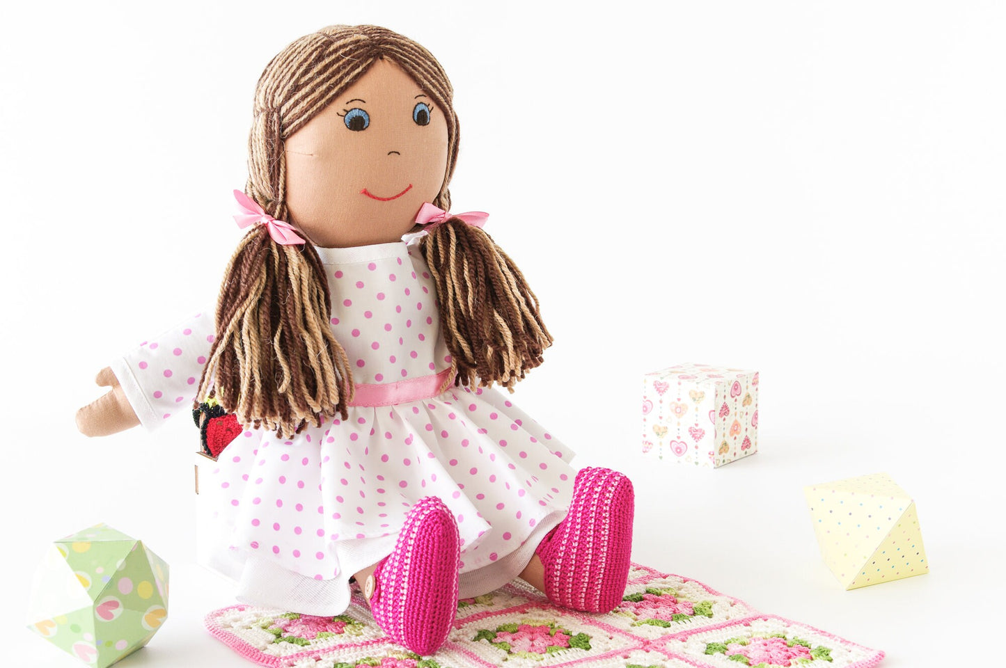 Handmade Ethnic Doll Rag Doll with Clothes