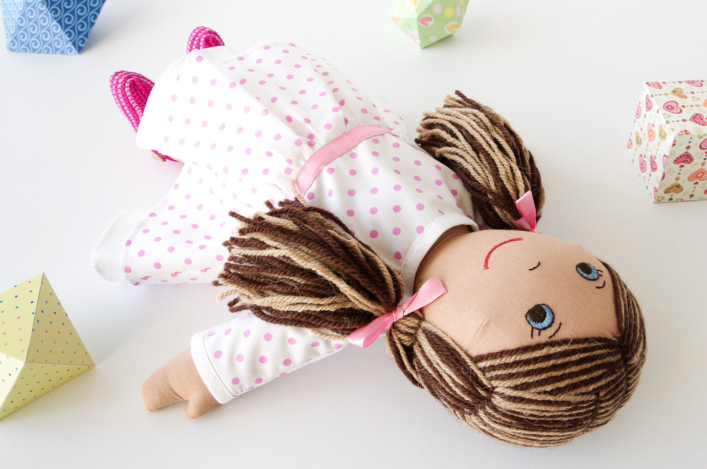 Handmade Ethnic Doll Rag Doll with Clothes