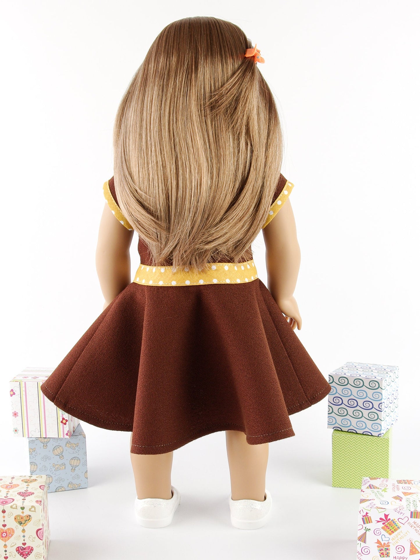 Circle Dress for American Girl Doll Summer Doll Clothes