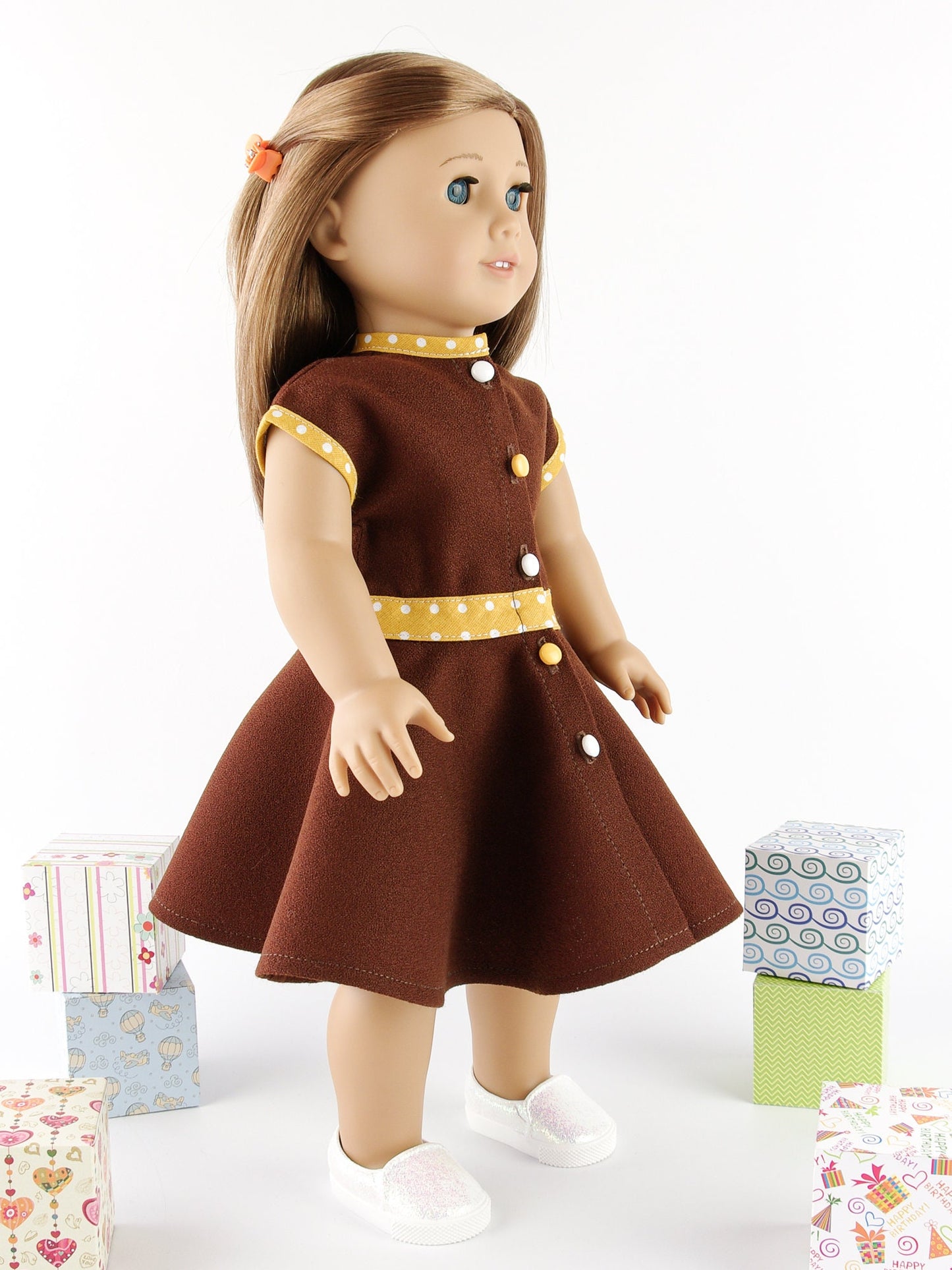 Circle Dress for American Girl Doll Summer Doll Clothes