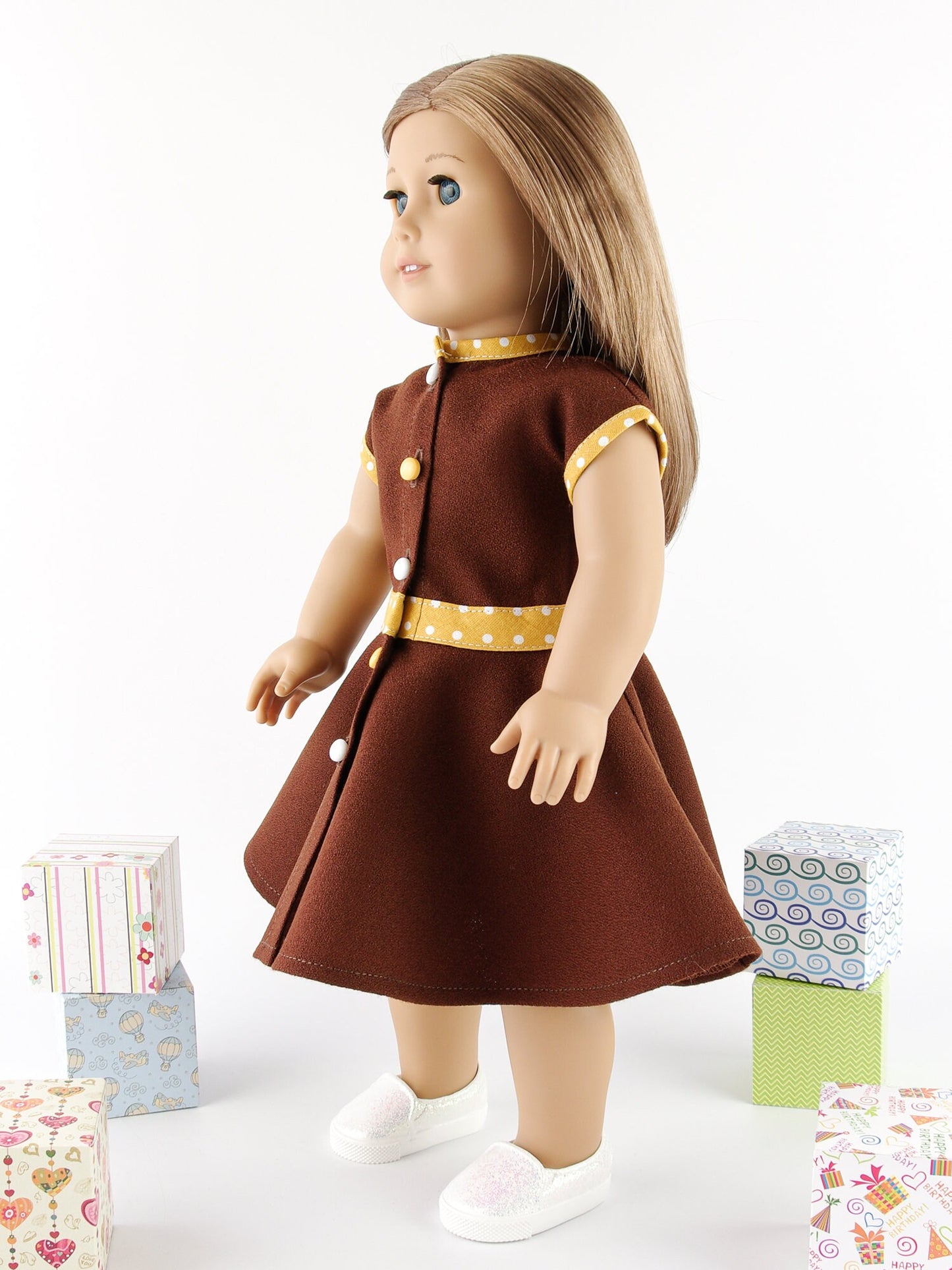 Circle Dress for American Girl Doll Summer Doll Clothes