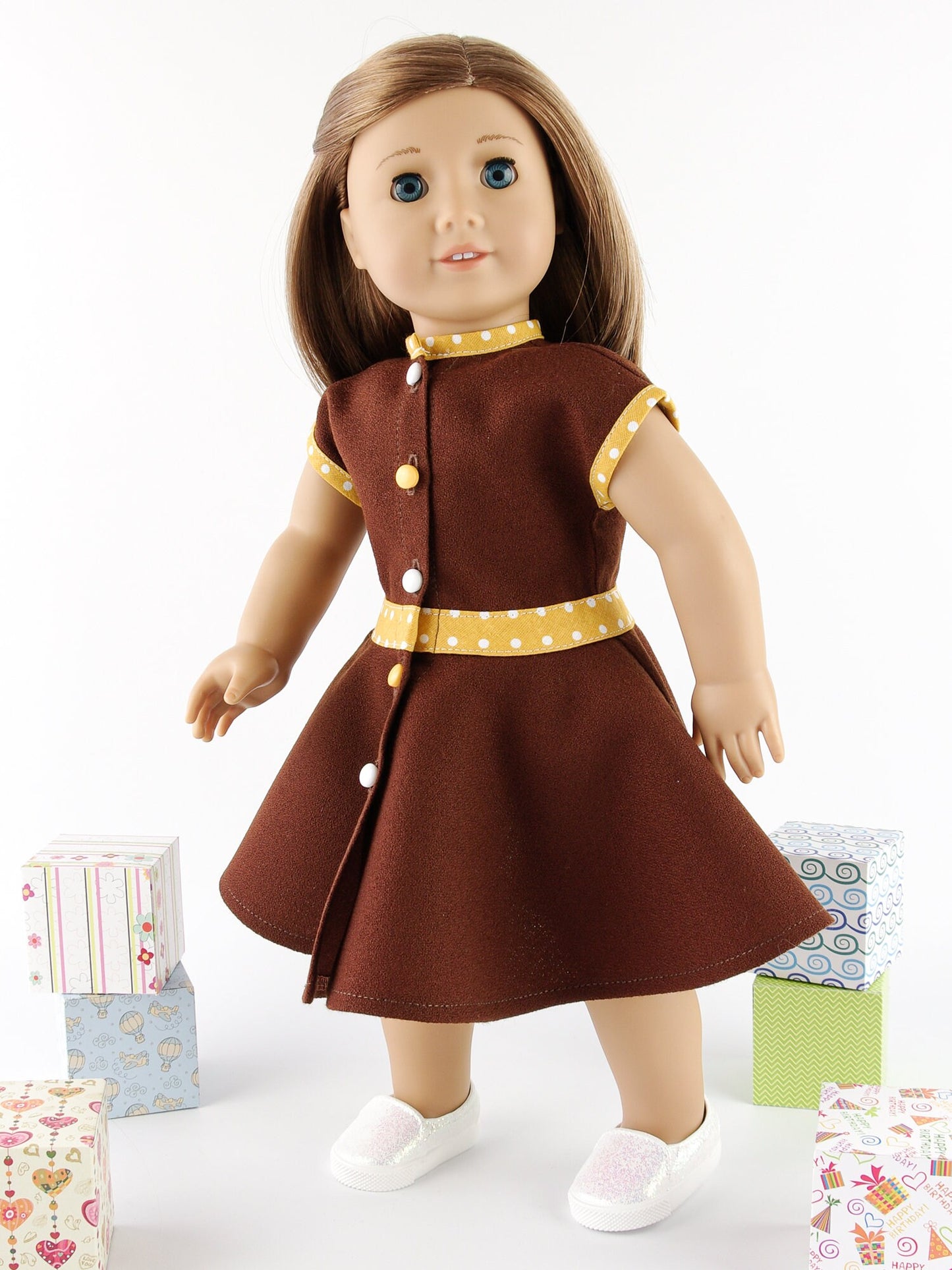 Circle Dress for American Girl Doll Summer Doll Clothes