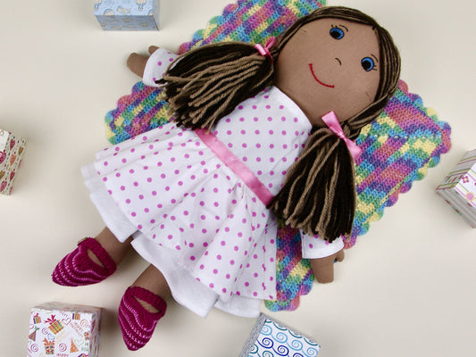 Handmade Ethnic Doll Rag Doll with Clothes