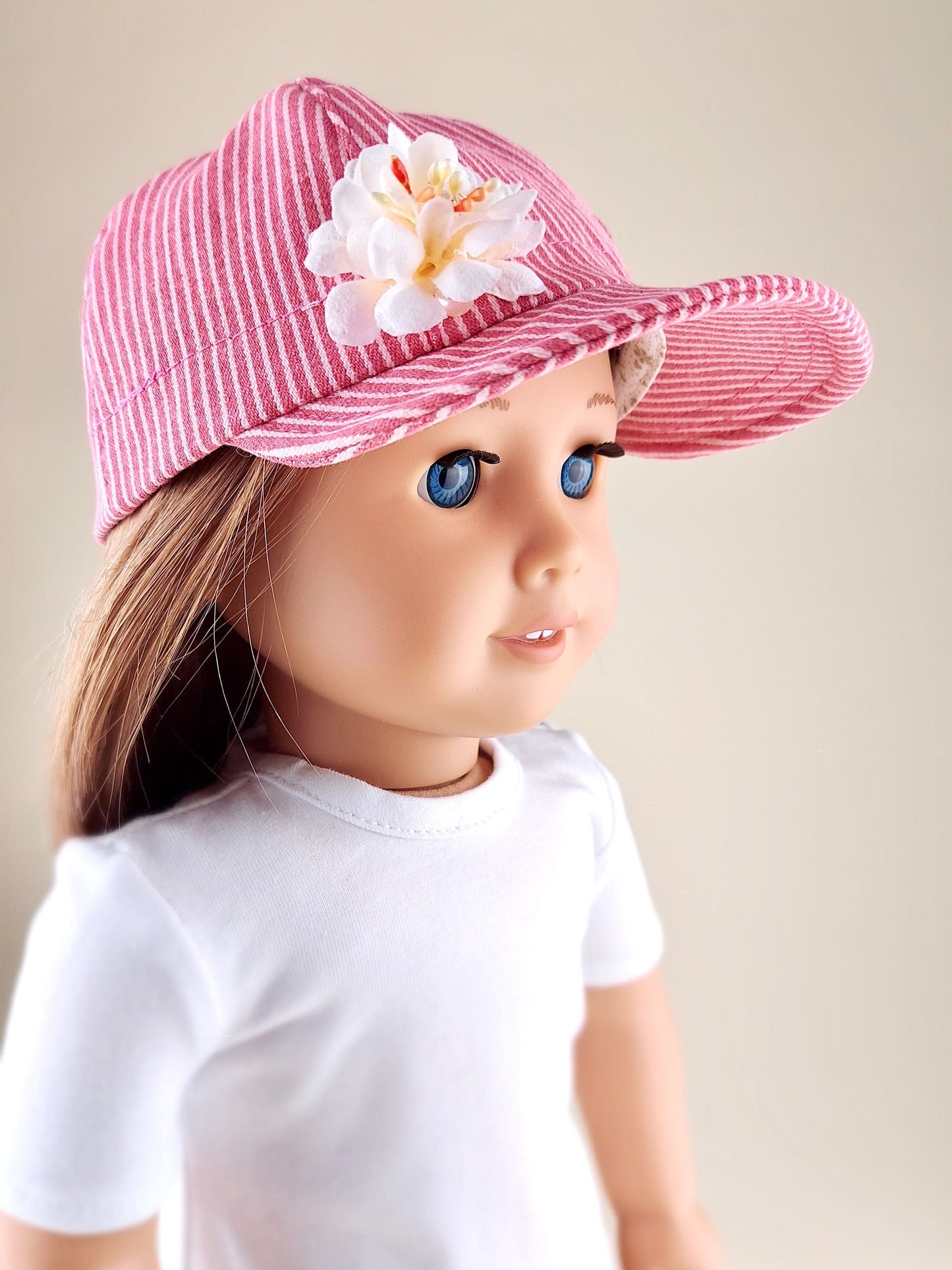 American Girl Doll Denim Baseball Cap