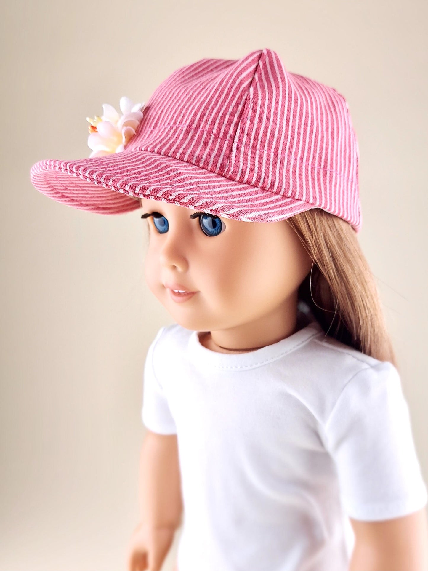 American Girl Doll Denim Baseball Cap