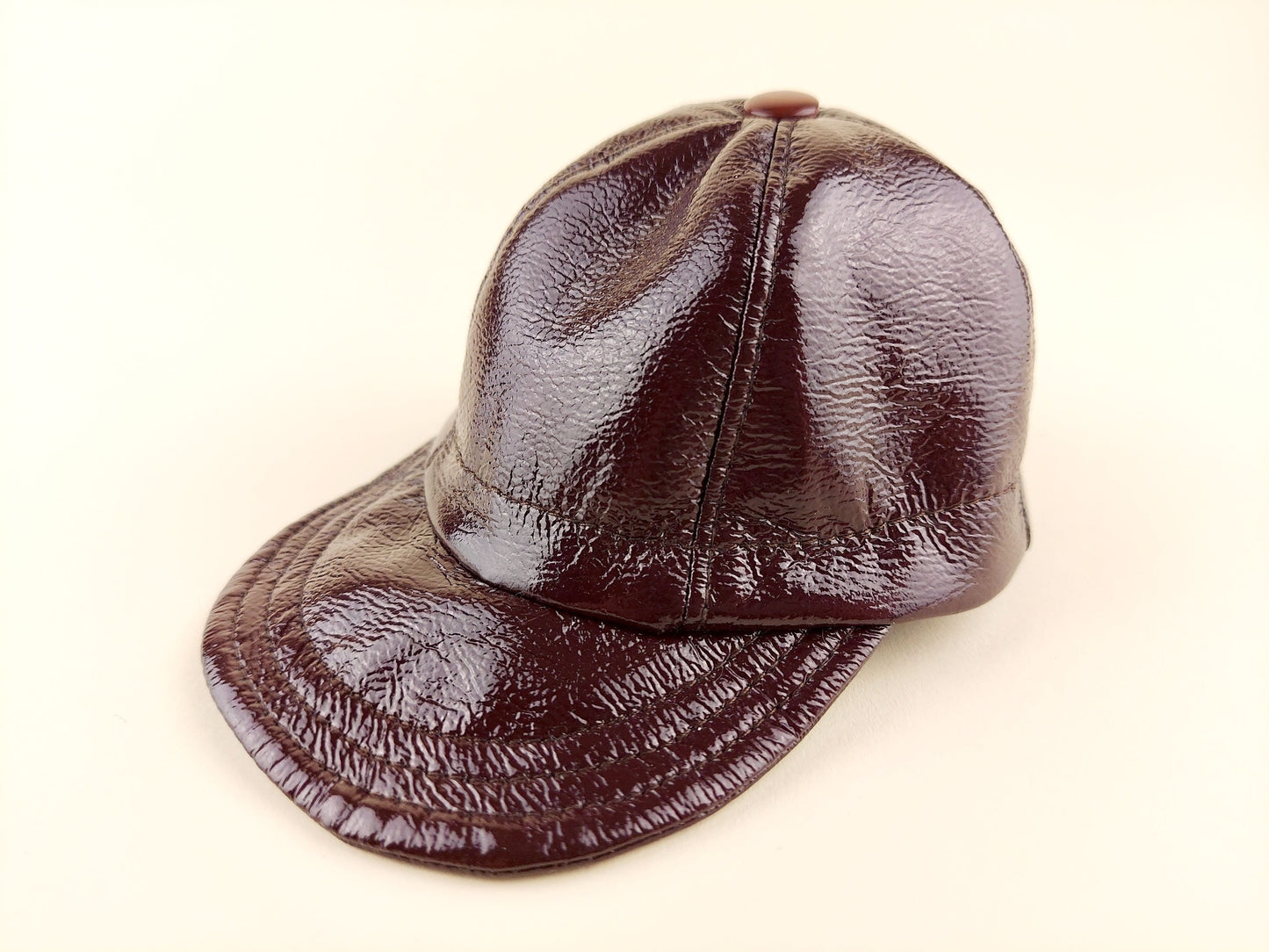 American Girl Doll Faux Leather Baseball Cap