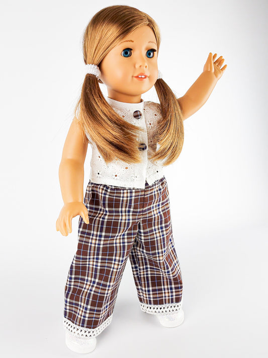 Pants and Blouse For American Girl Doll Summer Doll Clothes